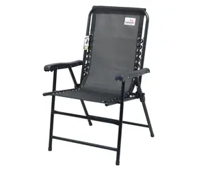 Cattara TERST schwarz / Klappbarer Gartenstuhl / Belastbarkeit: 110 kg