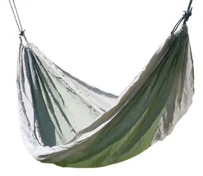 Cattara Hängematte NYLON 275x137cm grün-braun