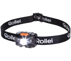 Rollei 28552 / LED-Stirnlampe schwarz / 4 Modi / 110 lm 