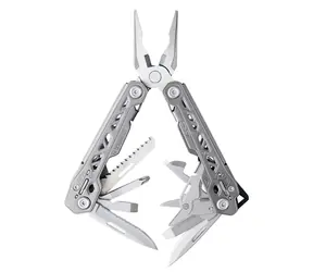 GERBER Suspension Truss Multifunktionszange mit Klinge silber / klappbar / 17 Werkzeuge