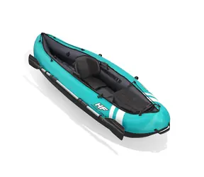 Bestway Ventura aufblasbares Kajak mit Paddeln und Pumpe / Abmessungen 280x86cm / Max. Tragfähigkeit 130 kg