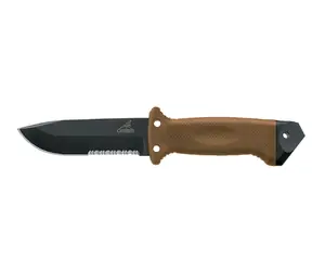 GERBER LMF II Infantry schwarz-braun / Bushcraftmesser / Klinge 12 cm