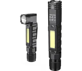 Superfire G19 Multifunktions-Taschenlampe schwarz / 500lm / USB