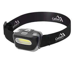 Cattara Stirnlampe HORNET schwarz / 130 lm/ 3x AAA / LED