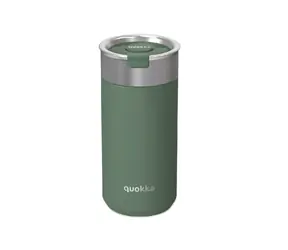 Quokka Boost Kaffeebecher 400 ml aus Kiefernholz / Thermosbecher mit Sieb / Edelstahl 