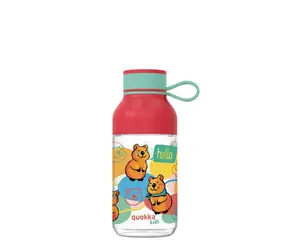 Quokka Ice Kids mit Riemen 430 ml Happy Quokka / Wasserflasche / Riemen / Tritan