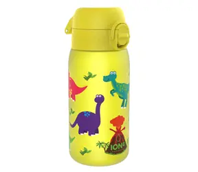 ion8 Leak Proof Kinderflasche Dinosaurier gelb 350 ml