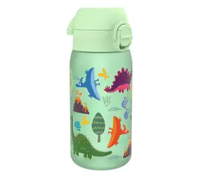 ion8 Leak Proof Kinderflasche Dinosaurier grün 350 ml