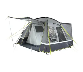 High Peak Trentino 2.0 grau / Wohnwagenzelt / 370 x 280 x 210 cm / Wassersäule: 4000mm