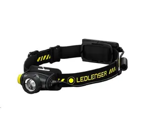 Ledlenser H5R WORK Stirnlampe schwarz / 500/300/15 lm / IP67 / Li- ION / 1800 mAh