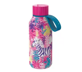 Quokka Kinder-Thermosflasche SOLID ZEBRA 330 ml