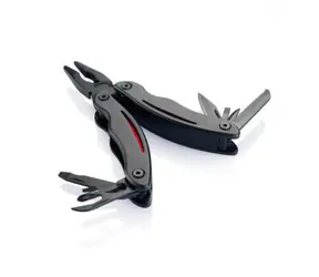 XD Design Grip schwarz-rot / Multifunktionszange / 13 Werkzeuge / 360 g 