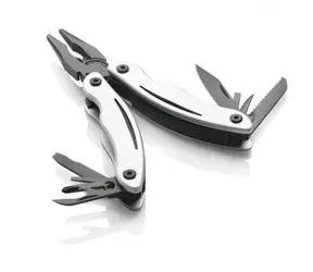XD Design Grip schwarz-silber / Multifunktionszange / 13 Werkzeuge / 360 g