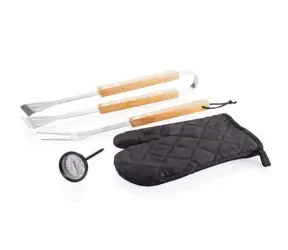 XD Design Loooqs Grillset zum Zubereiten von Fleisch / Edelstahl 