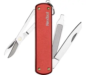 Nextool NE0142 rot / Mini-Taschenmesser / 5 Werkzeuge 