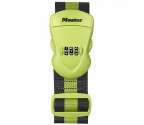 Master Lock 4701EURDGRN Kombinations-Gepäckgurt 