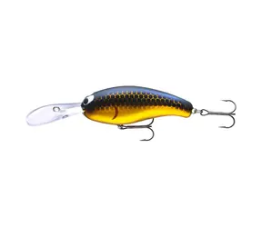 Daiwa Wobbler Prorex Fuku Hayate Crank 5,5cm 7g Schwarz Gold