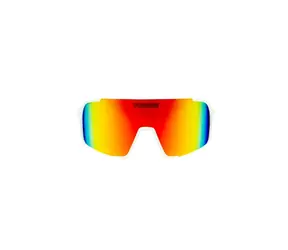 FLYING EAGLE PRO PACK Polarisierte Sonnenbrille Weiß/Rot / 2x Polarisierte Gläser / Reiseetui
