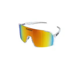 FLYING EAGLE ELITE PACK Photochrome Sonnenbrille Transparent/Rot / 2x polarisierende Gläser / Reiseetui