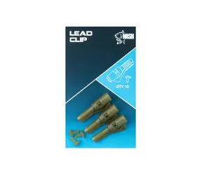 Nash Pendant Lead Clip Weed Green 10 Stück