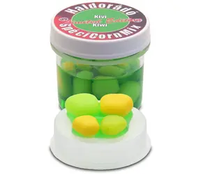 Haldorado Gummimais SpéciCorn MIX Limitierte Auflage 16 Stück 10+15mm Kiwi