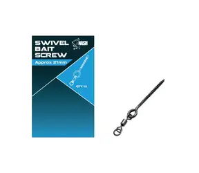 Nash Swivel Bait Screw 13mm 10 Stück