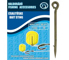 Haldorado Köderwiderhaken 10mm 10 Stück