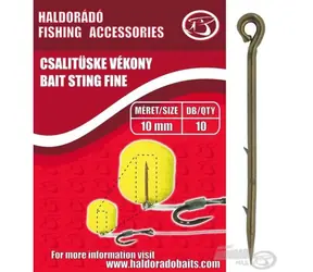 Haldorado Köderwiderhaken Fein 10mm 10 Stk