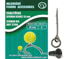 Haldorado Köderwiderhaken German Rig 15mm 6 Stk