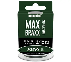 Haldorado Max Braxx Superweiche Hakenschnur, 10 m, 0,14 mm, 8,45 kg