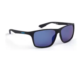 Shimano Technium Mattschwarz-Blau verspiegelte Schutzbrille