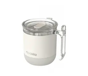 Quokka Edelstahl-Thermosbecher Wave Elfenbein 260 ml