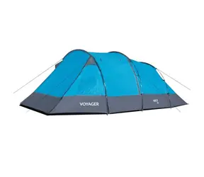 NILS Camp NC3027 Voyager / Campingzelt / für 4 Personen / 220 x 260 x 130 cm / Wassersäule: 3000 mm