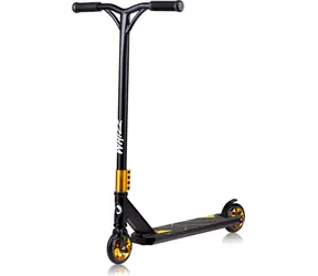 Lionelo Scooter Whizz Schwarz Carbon Gelb / Tragfähigkeit 100 kg