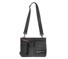 Rhinowalk RK24931BK Lenkertasche für Fahrräder, 2,0 l, Schwarz