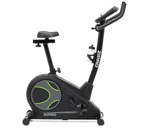 ZIPRO Flame Elektromagnetisches Heimtrainer-Fahrrad, schwarz / Belastbarkeit 150 kg