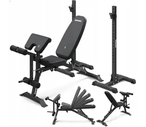 Zipro Superset Hantelbank mit Gestell / Tragfähigkeit 120 kg