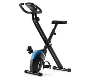 ZIPRO Future X Klappbares Magnet-Heimtrainer-Fahrrad, schwarz / Belastbarkeit 110 kg