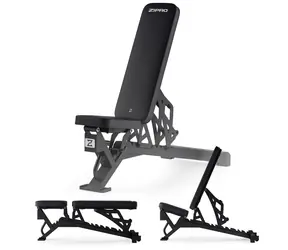 ZIPRO Nocardio Verstellbare Hantelbank / Maximale Benutzerbelastung 140 kg / Maximale Belastbarkeit der Bank 350 kg