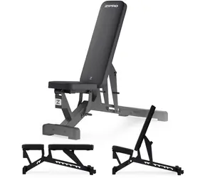 ZIPRO Pumpiron Verstellbare Trainingsbank / Benutzerbelastung 140 kg / Gesamtbelastung 350 kg