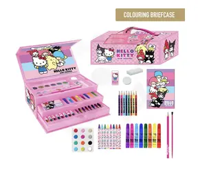 Cerdá Mal- und Schreibwarenset Hello Kitty - Künstlerbedarf-Set