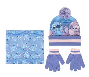 Cerdá STITCH Winterset (Mütze, Halswärmer und Handschuhe) 