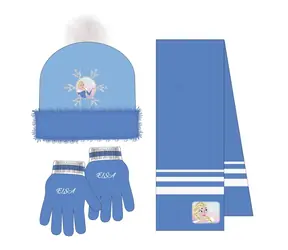 Cerdá Disney Frozen Kinder-Winterset (Mütze, Schal und Handschuhe) 