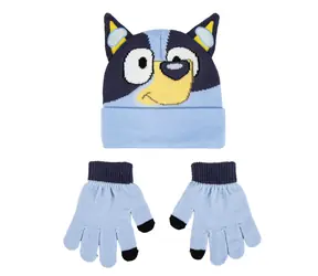 Cerdá BLUEY Kinder-Winterset (Mütze & Handschuhe) 