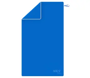 NILS aqua NAR12 Mikrofaserhandtuch blau/hellblau