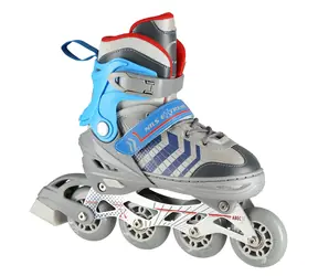 NILS Extreme NH18192 4-in-1 Schlittschuhe grau-blau