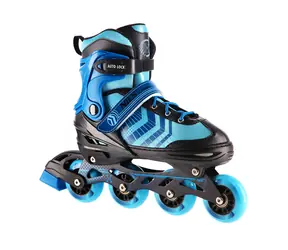 NILS Extreme NH18192A 4-in-1 Schlittschuhe schwarz-blau