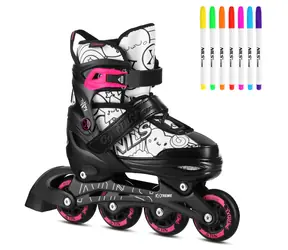 NILS Extreme NH10907 TINTY Rollschuhe 4in1 pink