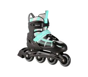 NILS Extreme NH18366A 2in1 Schlittschuhe schwarz-grün GRÖSSE S (31-34)