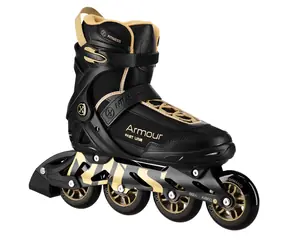 NILS Extreme NA22151 Armour Rollschuhe schwarz-gold